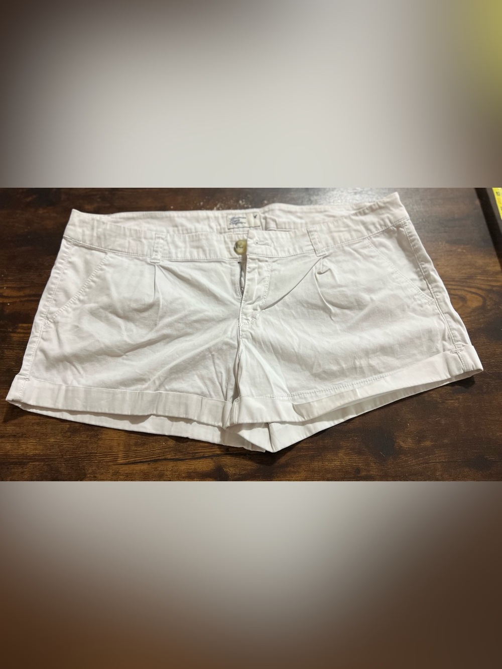 Classic Women's White Cotton Shorts P17.1 no tag see measurements